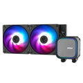 MSI MAG CORELIQUID A13 240mm Liquid CPU Cooler, 2x CycloBlade 7 ARGB PWM Fans, ARGB Cooling Block, Black - HONORABLE VETERANS SOLUTIONS