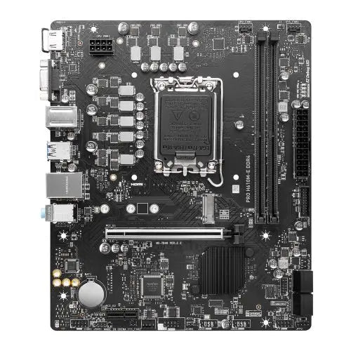 MSI PRO H610M-E DDR4, Intel H610, 1700, Micro ATX, 2 DDR4, VGA, HDMI, GB LAN, 1x M.2 - HONORABLE VETERANS SOLUTIONS
