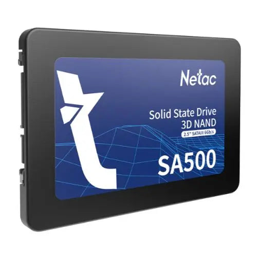 Netac 128GB SA500 SSD, 2.5", SATA3, 3D NAND, R/W 500/400 MB/s, 7mm - HONORABLE VETERANS SOLUTIONS