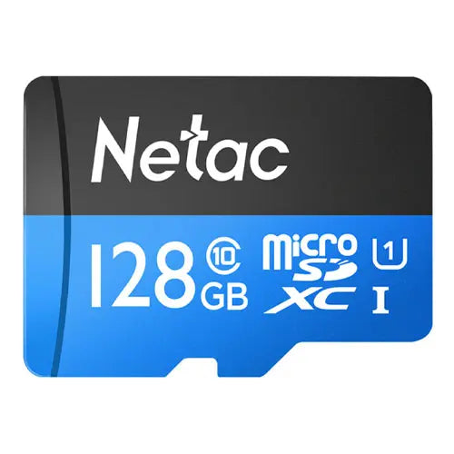 Netac P500 128GB MicroSDXC Card with SD Adapter, UHS-I Class 10, U1, 90MB/s - HONORABLE VETERANS SOLUTIONS