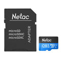 Netac P500 128GB MicroSDXC Card with SD Adapter, UHS-I Class 10, U1, 90MB/s - HONORABLE VETERANS SOLUTIONS