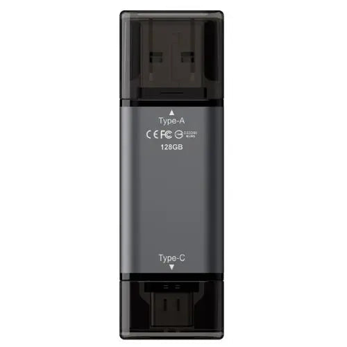 Team 128GB X1 USB-A & USB-C 3.2 Gen1 Memory Pen, 100MB/s, Aluminium Alloy - HONORABLE VETERANS SOLUTIONS