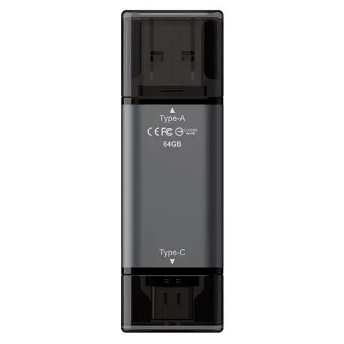 Team 64GB X1 USB-A & USB-C 3.2 Gen1 Memory Pen, 100MB/s, Aluminium Alloy - HONORABLE VETERANS SOLUTIONS