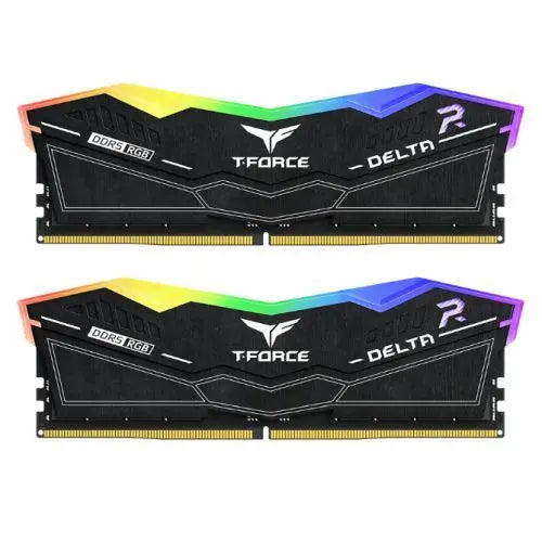 Team T-Force Delta RGB 32GB Kit (2 x 16GB), DDR5, 6000MHz (PC5-48000), CL30, ECC, AMD EXPO & XMP 3.0, PMIC, DIMM Memory, Black - HONORABLE VETERANS SOLUTIONS