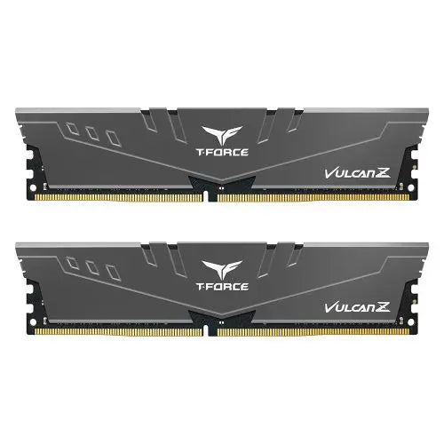 Team T-Force Vulcan Z 16GB Kit (2 x 8GB), DDR4, 3200MHz (PC4-25600), CL16, XMP 2.0, DIMM Memory, Grey - HONORABLE VETERANS SOLUTIONS