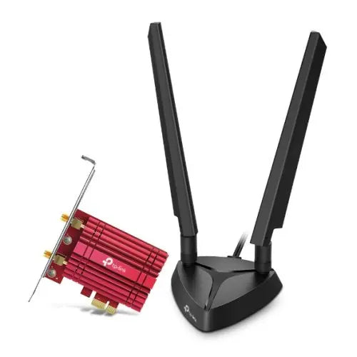 TP-LINK (Archer TXE75E) AXE5400 Wi-Fi 6E Tri-Band PCI Express Adapter, Bluetooth 5.2 - HONORABLE VETERANS SOLUTIONS