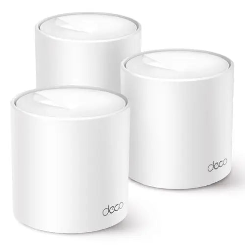 TP-LINK (DECO X1500) AX1500 Whole Home Mesh Wi-Fi 6 System, 3 Pack, Dual Band, OFDMA & MU-MIMO - HONORABLE VETERANS SOLUTIONS