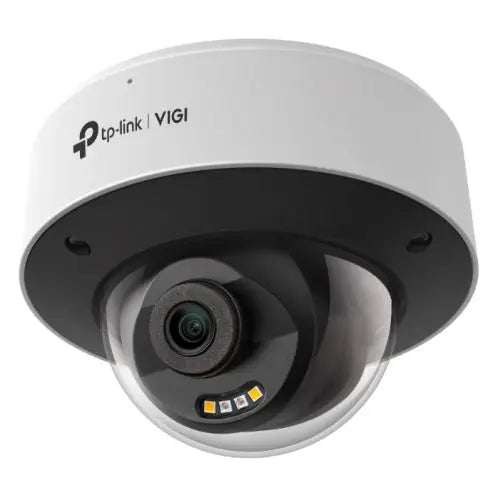 TP-LINK (InSight S285 2.8MM) VIGI 8MP Outdoor Full-Colour Dome Network Camera w/ 2.8mm Lens, IP67, PoE, AI Detection/Classification, Two-Way Audio, H.265+ - HONORABLE VETERANS SOLUTIONS