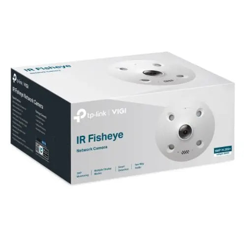 TP-LINK (InSight S655I) IR Fisheye Network Camera, 360° Coverage, Multiple Display Modes and ePTZ, Smart Detection, IP67, Two-Way Audio - HONORABLE VETERANS SOLUTIONS