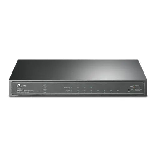 TP-LINK (SG2008P) JetStream 8-Port Gigabit Smart Switch with 4-Port PoE+, Centralized Management - HONORABLE VETERANS SOLUTIONS