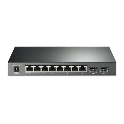 TP-LINK (SG2210P) JetStream 10-Port Gigabit Smart Switch with 8-Port PoE+, 2 SFP Ports, Desktop/Wall Mount - HONORABLE VETERANS SOLUTIONS