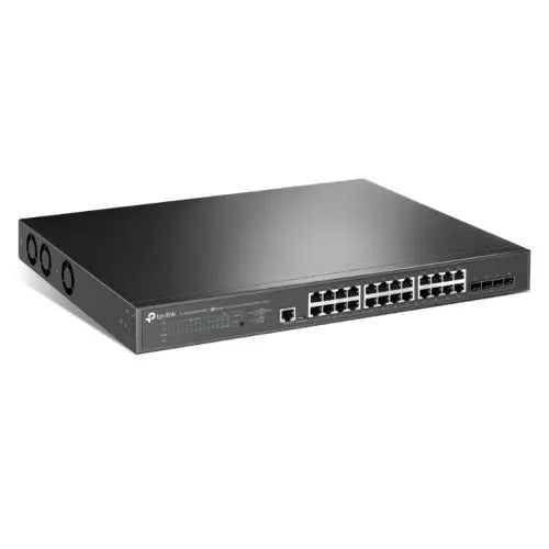 TP-LINK (SG3428XPP-M2) JetStream 24-Port 2.5GBASE-T & 4-Port 10GE SFP+ L2+ Managed Switch with 16-Port PoE+ & 8-Port PoE++, Rackmountable - HONORABLE VETERANS SOLUTIONS