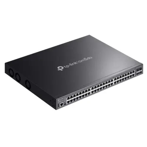 TP-LINK (SG5452XMPP) Omada 48-Port Gigabit Stackable Lite L3 Managed PoE++ Switch with 4x 10G Slots, Rackmountable - HONORABLE VETERANS SOLUTIONS