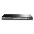 TP-LINK (SL2428P) 24-Port Smart PoE Switch, 24 x 10/100Mbps PoE+ 4-Port Gigabit, 2 Combo GB SFP Slots, Rackmountable - HONORABLE VETERANS SOLUTIONS