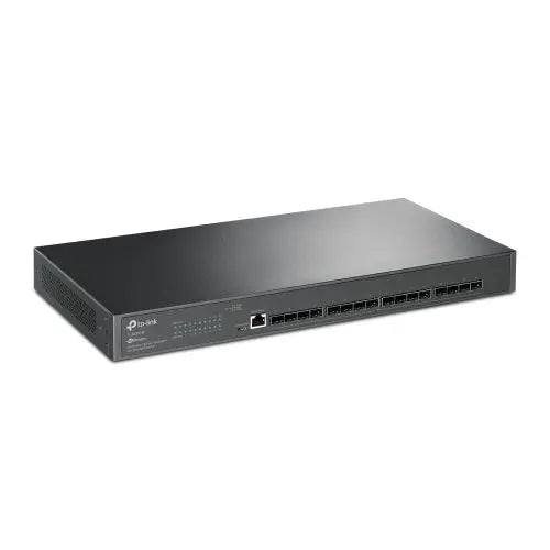 TP-LINK (SX3016F) JetStream 16-Port 10GE SFP+ L2+ Managed Switch, Centralized Management, Dual Redundant PSUs, Rackmountable - HONORABLE VETERANS SOLUTIONS