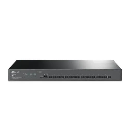 TP-LINK (SX3016F) JetStream 16-Port 10GE SFP+ L2+ Managed Switch, Centralized Management, Dual Redundant PSUs, Rackmountable - HONORABLE VETERANS SOLUTIONS