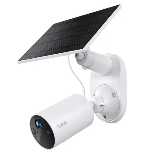 TP-LINK (TAPO C410 KIT) Smart Battery-Powered 2K Outdoor Security Camera & Solar Panel, 6400mAh Battery, Colour Night Vision, AI Detection, Alarms, 2-Way Audio, No Hub Required - HONORABLE VETERANS SOLUTIONS