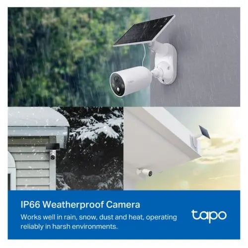 TP-LINK (TAPO C425 KIT) Smart Battery-Powered 2K QHD Outdoor Security Camera & Solar Panel, 10000mAh Battery, Colour Night Vision, AI Detection, 2-Way Audio - HONORABLE VETERANS SOLUTIONS