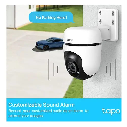 TP-LINK (TAPO C500) Outdoor Pan/Tilt Security Wi-Fi Camera, 360°, Smart AI Detection, Motion Tracking, Customisable Alarm, 2-Way Audio - HONORABLE VETERANS SOLUTIONS