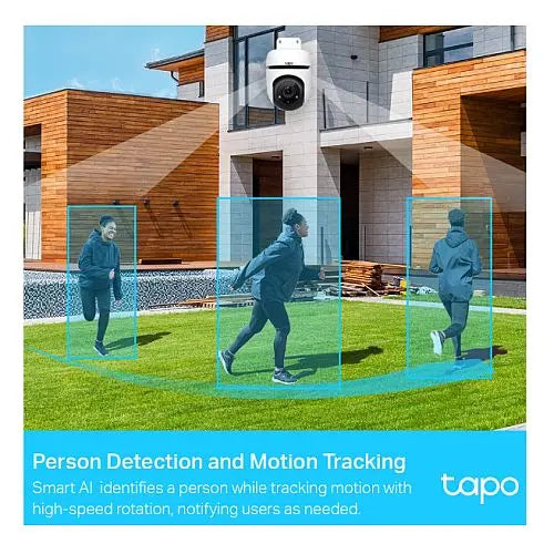 TP-LINK (TAPO C500) Outdoor Pan/Tilt Security Wi-Fi Camera, 360°, Smart AI Detection, Motion Tracking, Customisable Alarm, 2-Way Audio - HONORABLE VETERANS SOLUTIONS