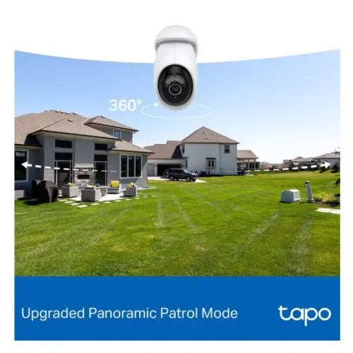TP-LINK (TAPO C560WS) 4K Outdoor Pan/Tilt Security Wi-Fi Camera, Wi-Fi 6 Dual-Band, Colour Night Vision, Facial Recognition, 306° AI Tracking, Sound & Light Alarm - HONORABLE VETERANS SOLUTIONS