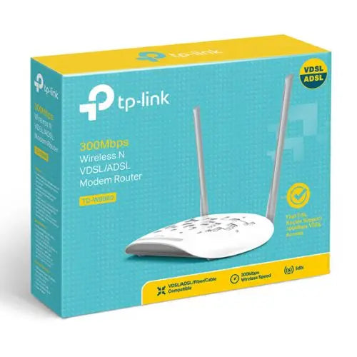 TP-LINK (TD-W9960) 300Mbps Wireless VDSL2/ADSL2+ Modem Router, 4-Port, 10/100 - HONORABLE VETERANS SOLUTIONS