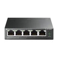 TP-LINK (TL-SF1005LP) 5-Port 10/100 Unmanaged Desktop Switch, 4-Port PoE, Intelligent Power, Steel Case - HONORABLE VETERANS SOLUTIONS