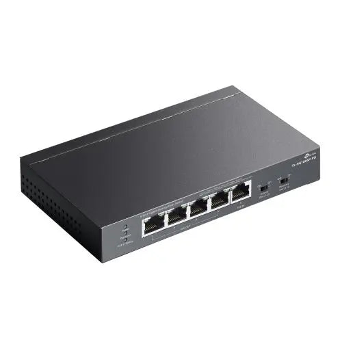 TP-LINK (TL-SG1005P-PD) 5-Port Gigabit Desktop PoE+ Switch with 1-Port PoE++ In and 4-Port PoE+Out, Long-Range PoE+ - HONORABLE VETERANS SOLUTIONS