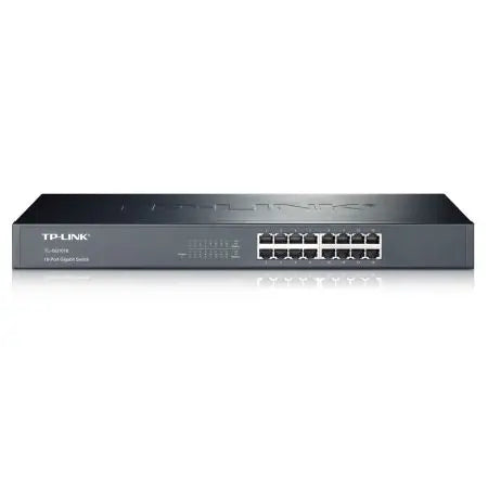TP-LINK (TL-SG1016) 16-Port Gigabit Unmanaged Rackmount Switch, Steel Case - HONORABLE VETERANS SOLUTIONS