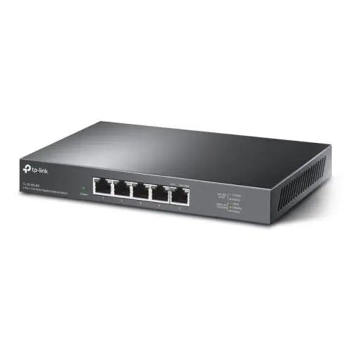TP-LINK (TL-SG105-M2) 5-Port Unmanaged 2.5G Multi-Gigabit Desktop Switch, 5x 100/1G/2.5G, Fanless, Steel Case - HONORABLE VETERANS SOLUTIONS