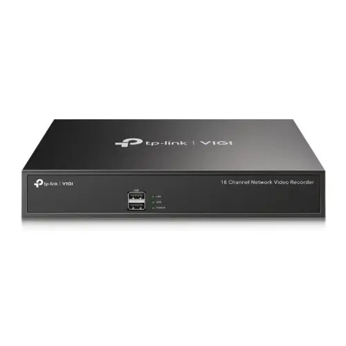 TP-LINK (VIGI NVR1016H) 16-Channel NVR, No HDD (Max 10TB), Quick Lookup and Playback, Remote Monitoring, H.265+, Two-Way Audio - HONORABLE VETERANS SOLUTIONS