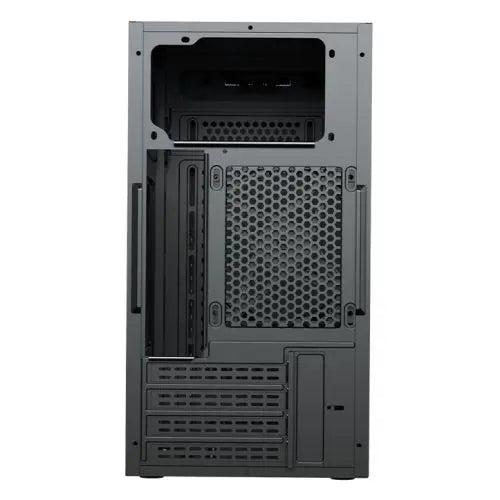 Vida Enterprise Black Office Case, Micro ATX, 120mm Fan, Mesh Front - HONORABLE VETERANS SOLUTIONS