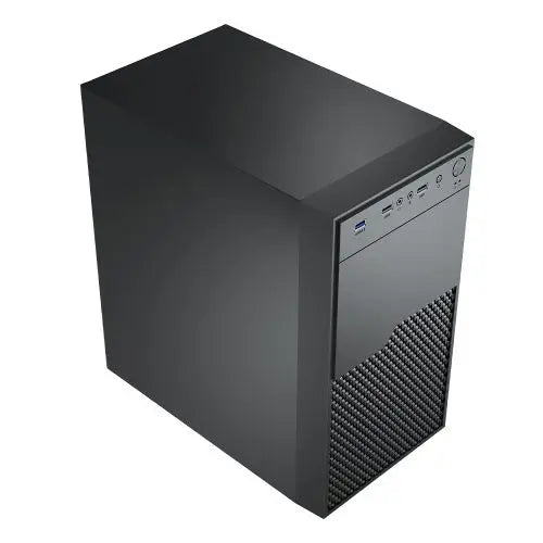 Vida Enterprise Black Office Case, Micro ATX, 120mm Fan, Mesh Front - HONORABLE VETERANS SOLUTIONS