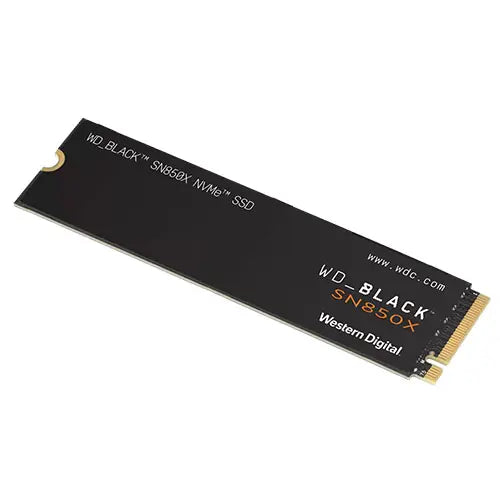 WD 1TB Black SN850X M.2 NVMe Gen4 SSD, M.2 2280, PCIe4, R/W 7300/6300 MB/s, 800K/1100K IOPS, No Heatsink - HONORABLE VETERANS SOLUTIONS