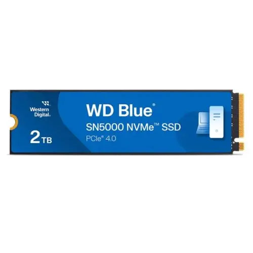 WD 2TB Blue SN5000 M.2 NVMe Gen4 SSD, M.2 2280, PCIe4, 3D NAND TLC, R/W 5150/4850 MB/s, 650K/770K IOPS - HONORABLE VETERANS SOLUTIONS