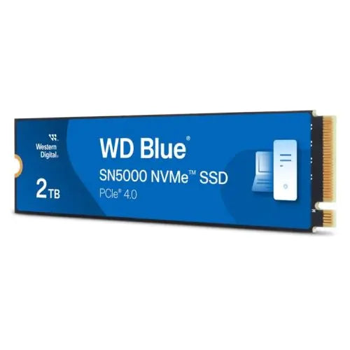 WD 2TB Blue SN5000 M.2 NVMe Gen4 SSD, M.2 2280, PCIe4, 3D NAND TLC, R/W 5150/4850 MB/s, 650K/770K IOPS - HONORABLE VETERANS SOLUTIONS