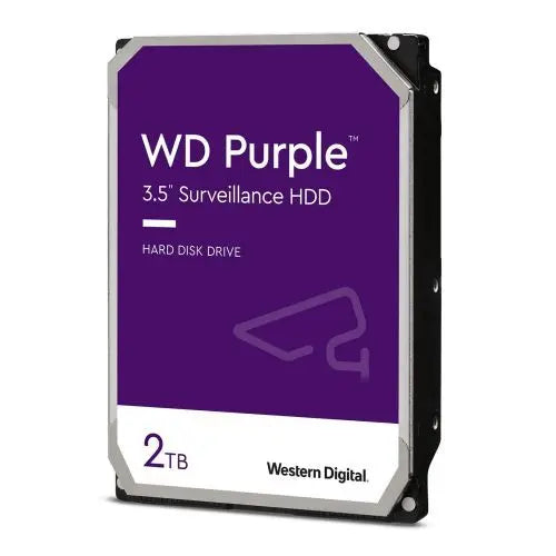 WD 3.5", 2TB, SATA3, Purple Surveillance Hard Drive, 64MB Cache, OEM - HONORABLE VETERANS SOLUTIONS